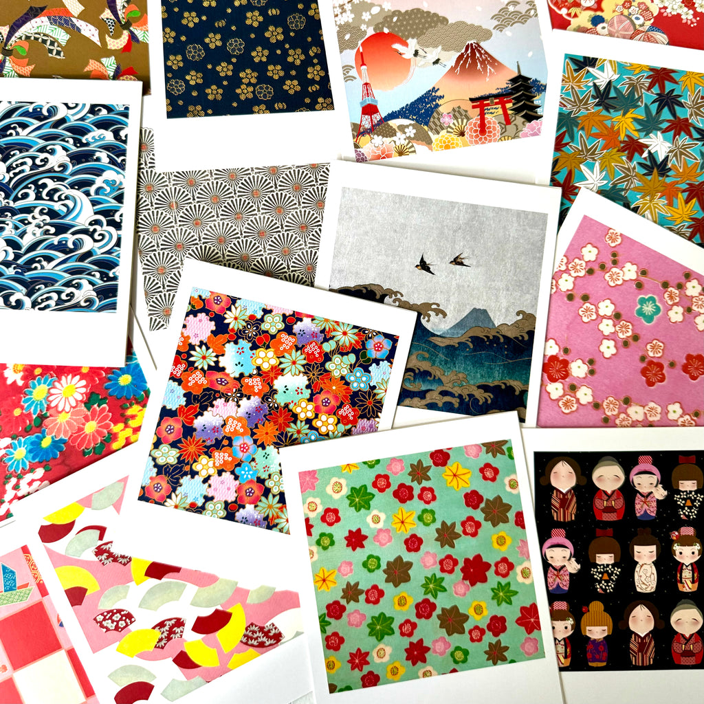 Japanese Washi Note Cards