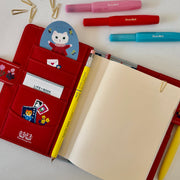 HOBONICHI | A6 Cover | Yumi Kitagishi: White Cat House