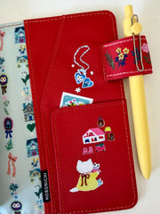 HOBONICHI | A6 Cover | Yumi Kitagishi: White Cat House