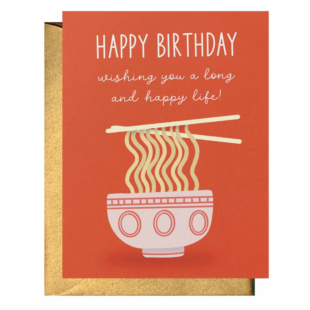 Happy Birthday Noodles Card