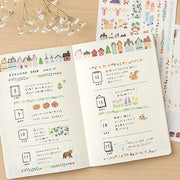 Midori Yuru Log Stickers | Nordic