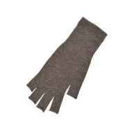 Memeri Merino Wool Fingerless Gloves | Mocha Brown