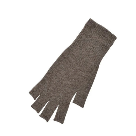 Memeri Merino Wool Fingerless Gloves | Mocha Brown