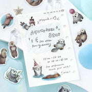 Ippai Flake Stickers | Lots of Otters