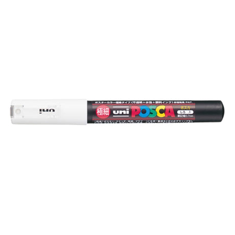 uni POSCA Extra Fine Marker | White | PC-1M