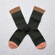 Bonne Maison False Black Stripe Sock