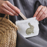 Isabelle Boinot Pouch - Rabbit and Carrot