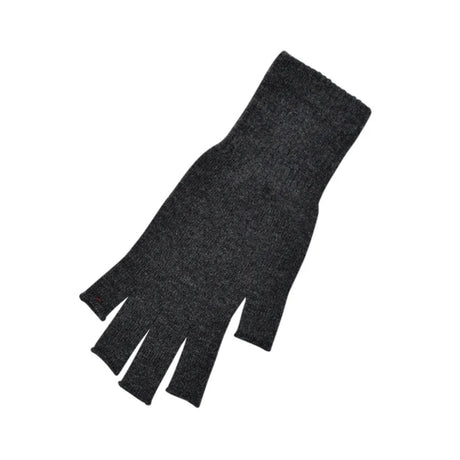 Memeri Merino Wool Fingerless Gloves | Charcoal