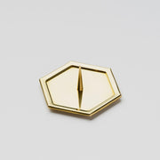Daiyo Brass Candle Stand | Hexagon