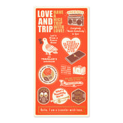 Traveler's Love & Trip | Plastic Sheet