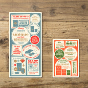 TRAVELER'S notebook 2027 Clear Plastic Sheet | Unique and that's Wonderful