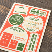 TRAVELER'S notebook 2027 Clear Plastic Sheet | Passport Size | Unique and that's Wonderful