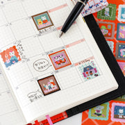 HOBONICHI | Yumi Kitagishi Stickers | Daily Life of White Cat
