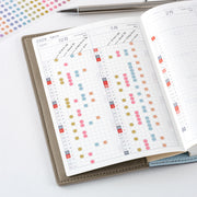 TSUKI no IRO Transparent Dot Stickers | Asst. Sizes