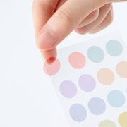 TSUKI no IRO Transparent Dot Stickers | Asst. Sizes