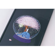 HOBONICHI TECHO 2025 | WEEKS | HIROKO KUBOTA : Night Cherry Blossoms Snow Globe