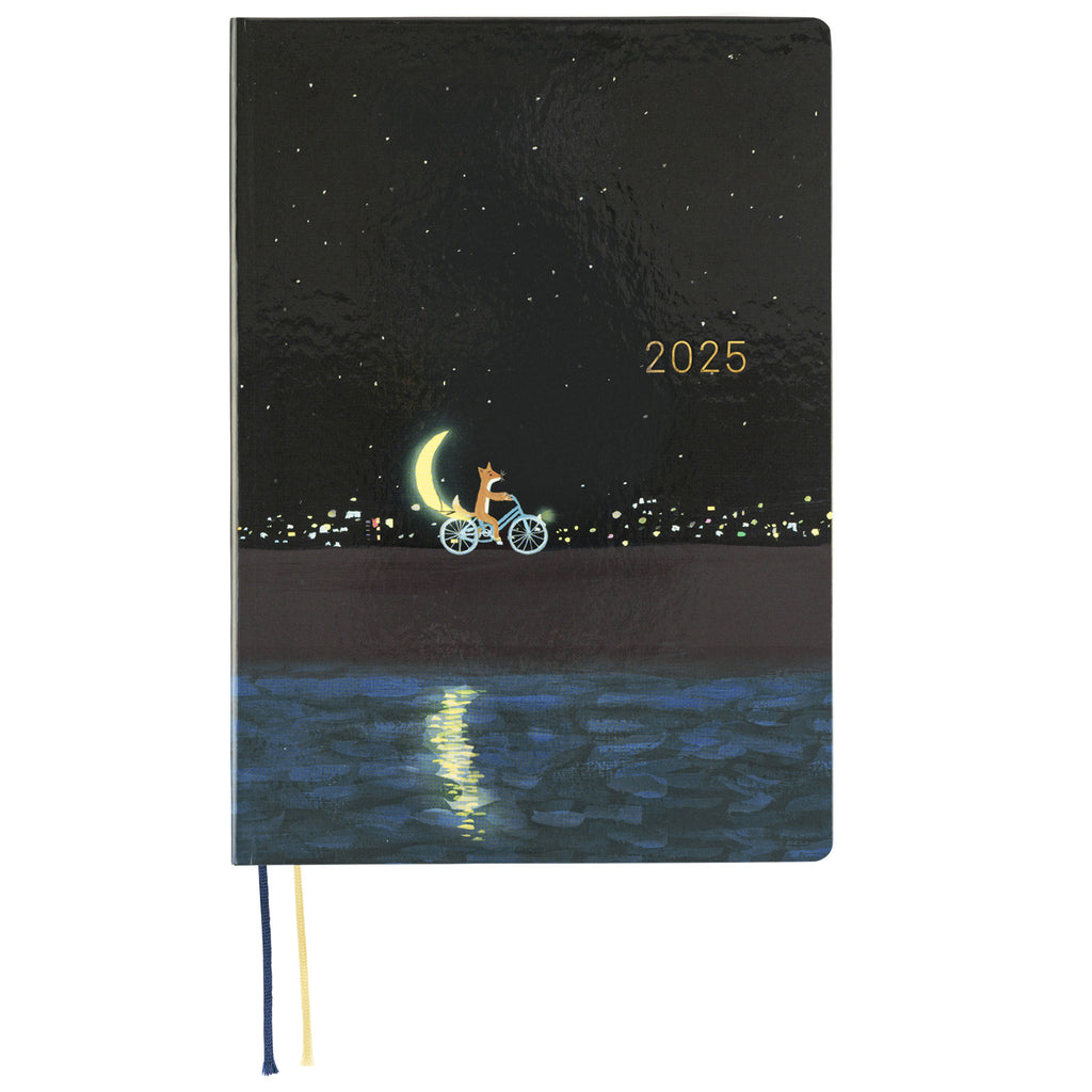 HOBONICHI TECHO HON 2025 | A6 | HIROKO KUBOTA: CRESCENT MOON DELIVERY | ENGLISH