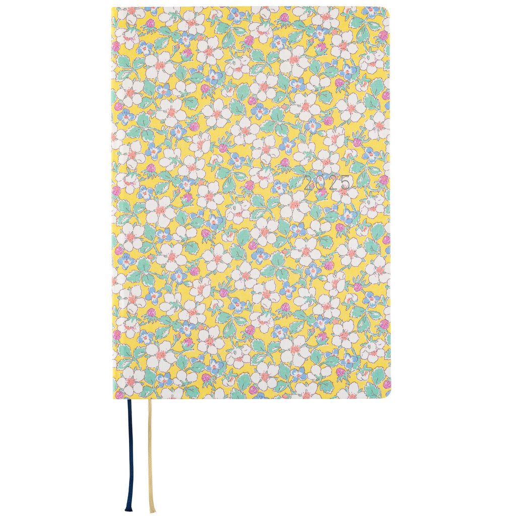 HOBONICHI TECHO HON 2025 | A6 | LIBERTY FABRICS: PAYSANNE BLOSSOM | ENGLISH