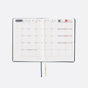 HOBONICHI TECHO HON 2025 | A6 | SLASH: NAVY | ENGLISH