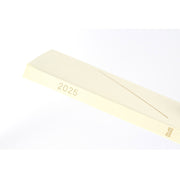 HOBONICHI TECHO HON 2025 | A6 | SLASH: IVORY | ENGLISH