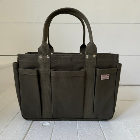 Small 5 Pocket Heavy Canvas Tote by ThreadLine | asst colors