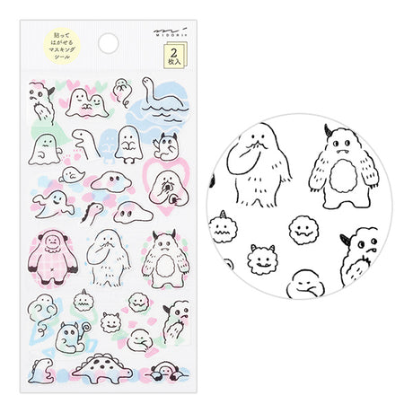 Notebook Sticker | Pastel Monters