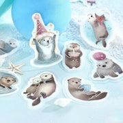 Ippai Flake Stickers | Lots of Otters