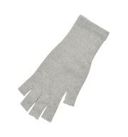 Memeri Merino Wool Fingerless Gloves | Light Gray