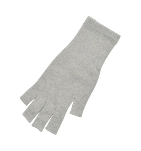 Memeri Merino Wool Fingerless Gloves | Light Gray