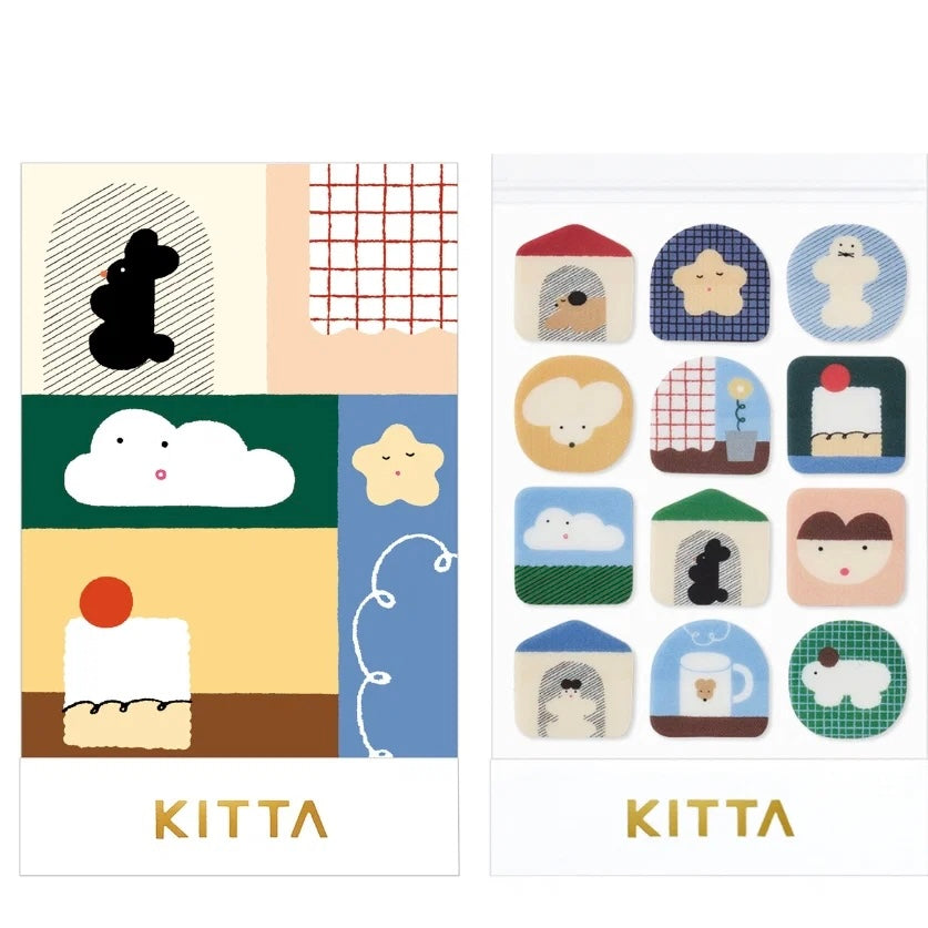 KITTA Portable Stickers | Clear Small | Home
