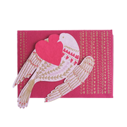 Heart Bird Greeting Card