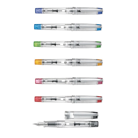 Pilot Prera iro-ai Fountain Pen with Calligraphy Nib | Asst. Colors | Clear