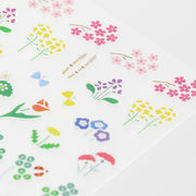 Notebook Sticker | Seasonal Flowers