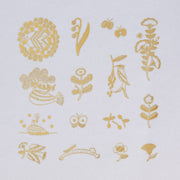 KITTA Transfer Flake Stickers | Gold Foil