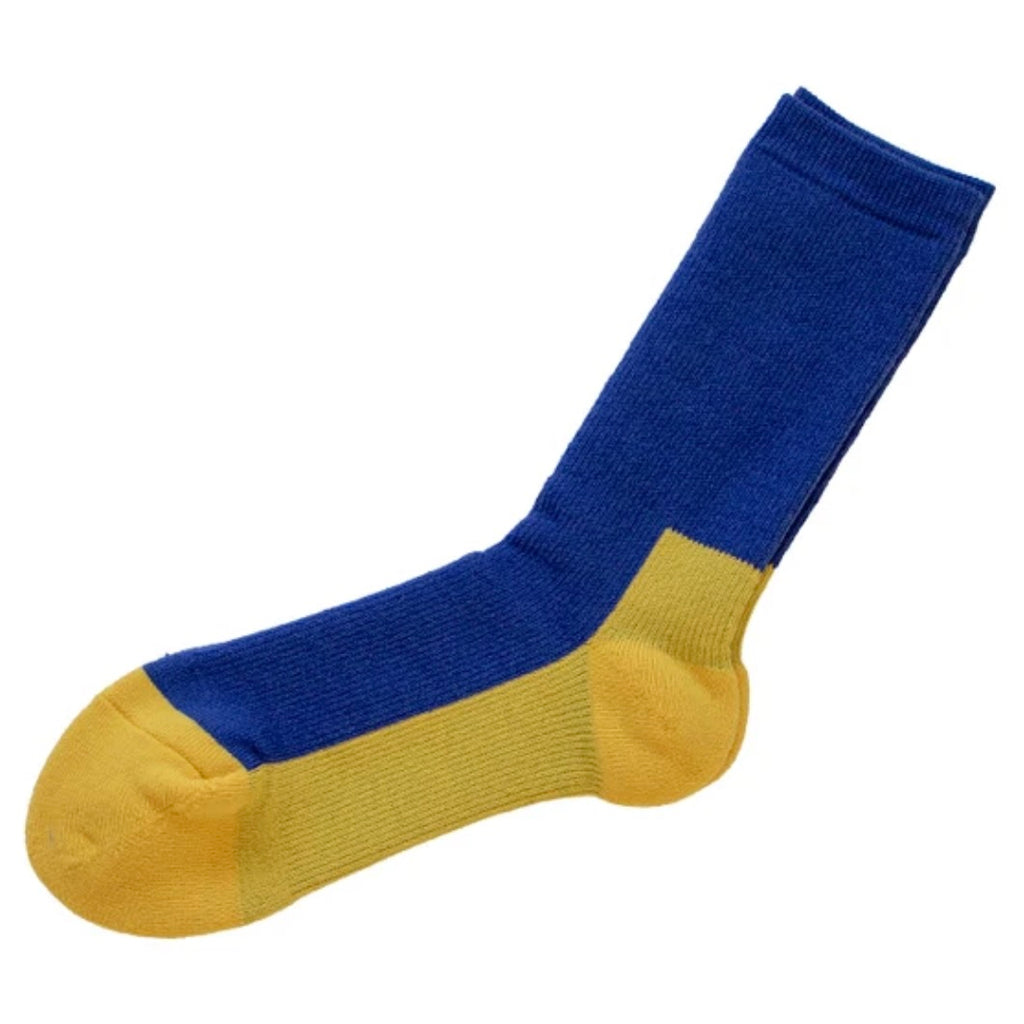 Nishiguchi Kutsushita Wool Pile Trail/Walk Socks | Pier Yellow (2026 Seasonal Color)