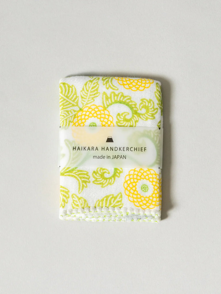 Haikara Handkerchief | Karahana, Yellow