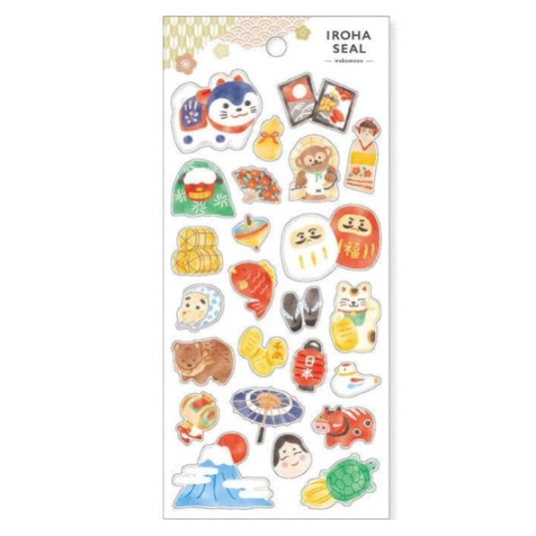 Iroha Seal Stickers | Wakomono | Japanese Things