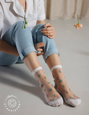 Atelier St Eustache Socks| Fleursvdes Champs