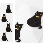 Mini Fuzzy Animal Letter Set | Black Cat