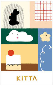 KITTA Portable Stickers | Clear Small | Home