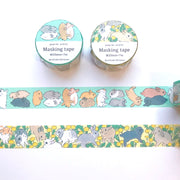 Dandelions & Bunny Washi Tape by Shinako Moriyama