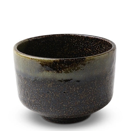 Matcha Bowl Brown Green 4.25”