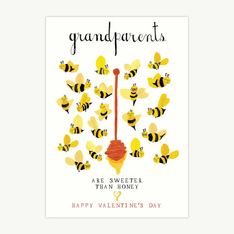 Grandparents r Sweeter than Honey | Valentine’s Card