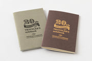 TRAVELER'S notebook Card Size 20th Anniversary Set | Brown