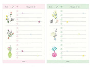 Midori To Do Memo Pad | Flower Arranging