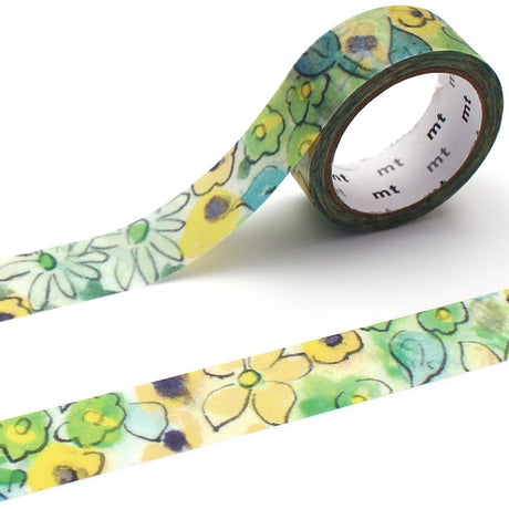 MT X Isabelle Boinot Green Flowers | Washi Tape
