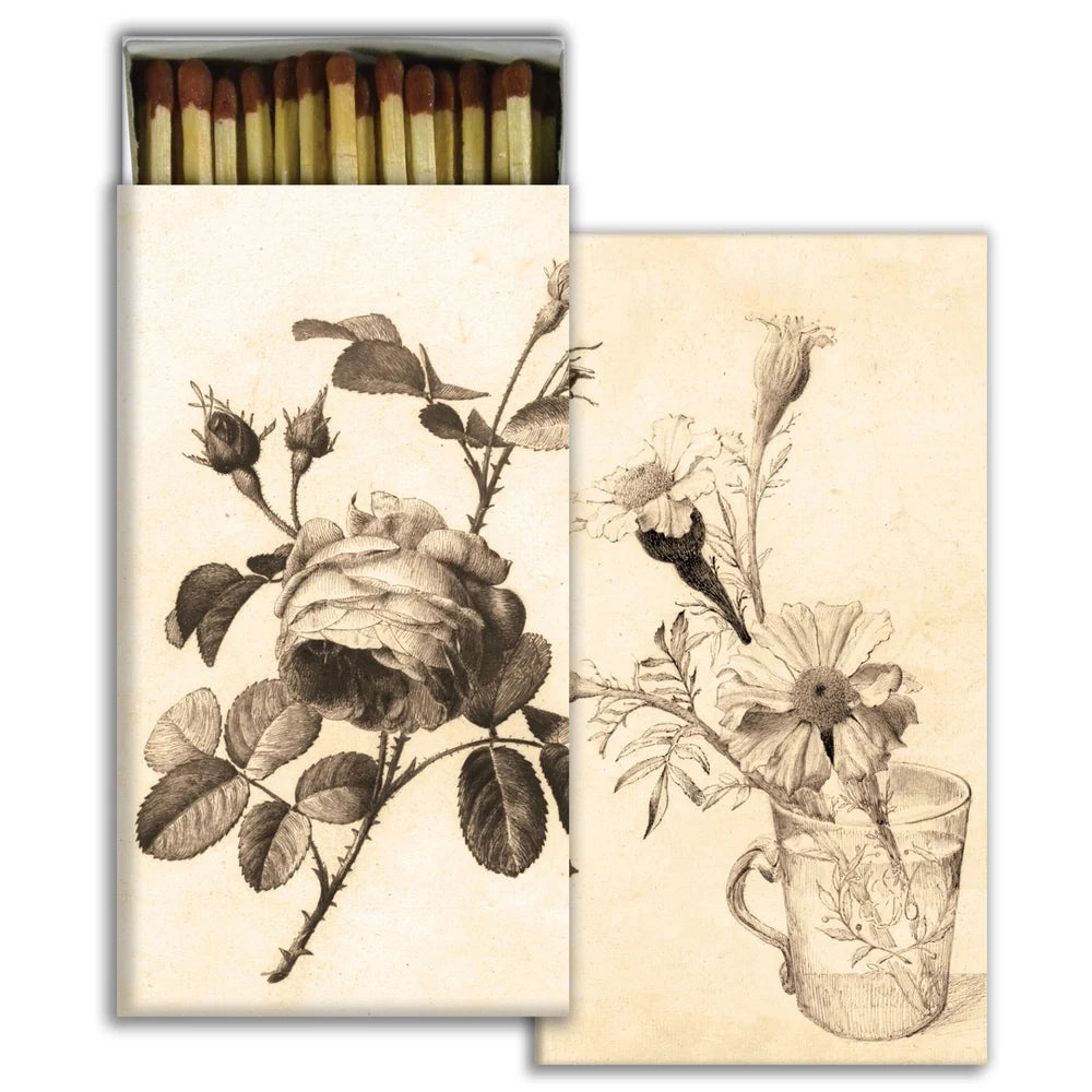 Sepia Flowers Matches