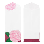 Silk Screened Camellia Washi Envelopes