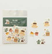 Furukawashiko Flake Stickers - Coffee Time