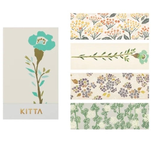 KITTA Portable Washi | Basic | Flower4